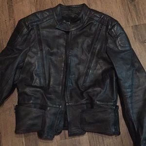 VTG Men's Pro Sports Heavy Leather Jacket